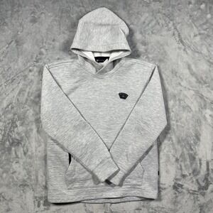 VEECE Grey Textured Hoodie Sweatshirt‎ Mens Size Medium